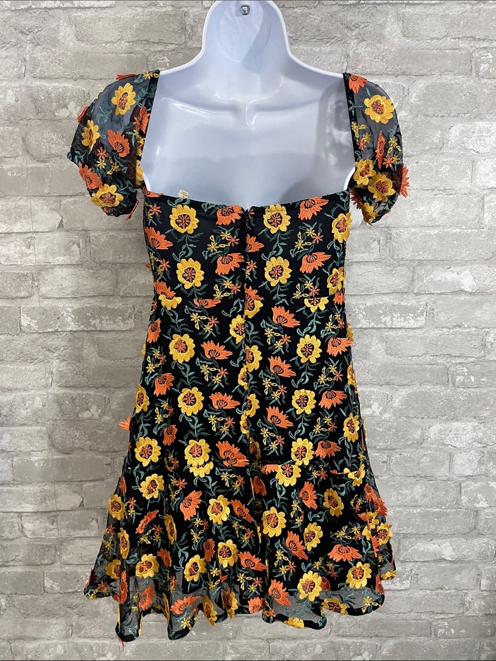 For Love And Lemons Amelia Sunflower Mini Dress - Picture 4 of 10